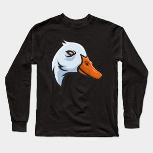 Duck Mascot Long Sleeve T-Shirt